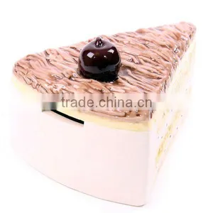 Birthday Ceramic Cake , Ceramic Slice Money Box thumbnail-1