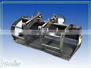 Grapple Bucket for Skid Steer Loader thumbnail-1