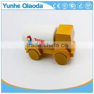 Wood Toys Oil Tank Toy for Kids,Education City Games Wooden Car Model Toy thumbnail-1