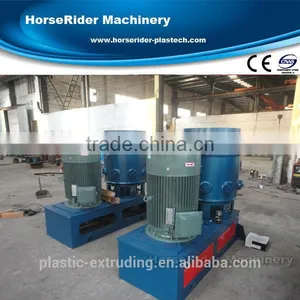 Horserider 2015 New Densifer Agglomerators Recycling for PE PP PET Film Non-woven Bag Fiber thumbnail-3