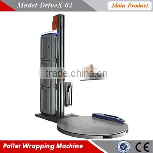 Top Pressure Plate Automatic Pallet Stretch Wrapping Machine With Automatic Cutting thumbnail-1