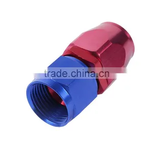 AN12 NEW Swivel Straight Anodized Aluminum Hose End Fitting Oil Fuel Gas Adapter thumbnail-1