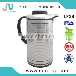 Double Wall Glass Liner Stainless Steel Body ArabicJapan Style Thermos Flask 1L,1.3L,1.6L,1.9L thumbnail-1