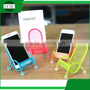 Creative Colorful Chair Shape Desktop Mobile Phone Stand Holder thumbnail-1