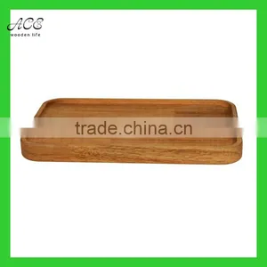 Rectangular Wooden Tray Wooden Serving Tray Wooden Tray thumbnail-1