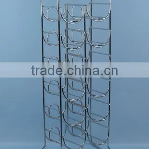 6-tier Metal Wire Rack/silver Finish Luxury Wine Rack thumbnail-1