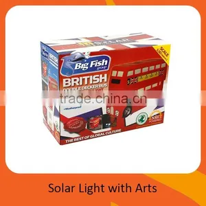 Solar Solar London Bus Decorative British Taxi Solar Light thumbnail-3
