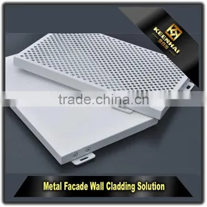 Laser Cutting Exterior Building Facade Panel Aluminum Curtain Wall Profile thumbnail-2