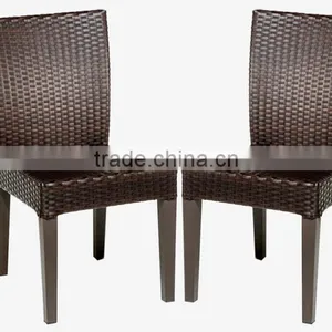 2017 Trade Assurance SIGMA Hot Selling All Weather Outdoor Wholesale Customized pe Rattan Simple Armless Chairs thumbnail-1