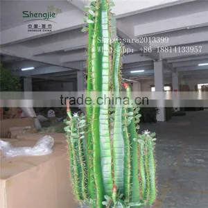 CHY030930 Landscaping Cactus Plant With Flowers/indoor Plastic Succulent Plant thumbnail-3