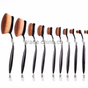 Fashionable 10pcs Makeup Brush Toothbrush Foundation Brush Cosmetic Tool 2016 thumbnail-2