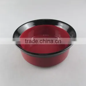 Cheap Wholesale Stock Red Round Porcelain Bowl, Soup Bolw, Dinnerware thumbnail-1