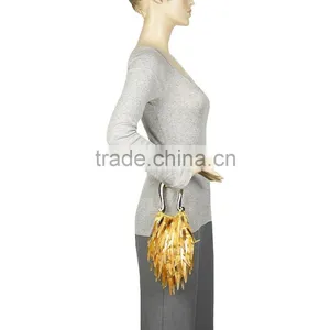 High Quality Best Selling Bamboo Leaf Shell (Horn) Evening Bag From Vietnam thumbnail-3