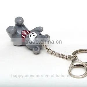 Personalised Cheap Bear Keyring Wholesale thumbnail-5
