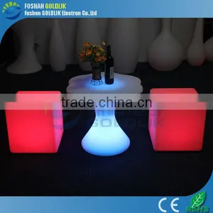 Music Players Link in Led Cube Furniture Sale Led Table Led Cube Chairs thumbnail-2