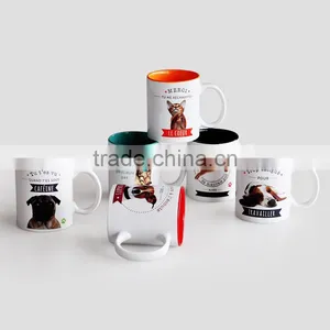 11oz Ceramic Coffee Mug for Promotional, Stoneware With Decal Printing thumbnail-3
