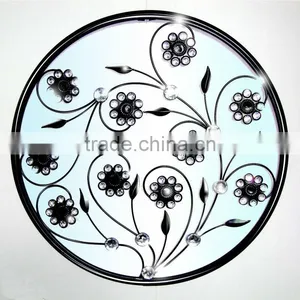 Metal Mirror Wall Clock thumbnail-1