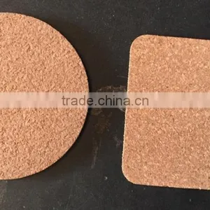 Hot Selling Customized Printed Logo Different Shape Cork Coaster thumbnail-1