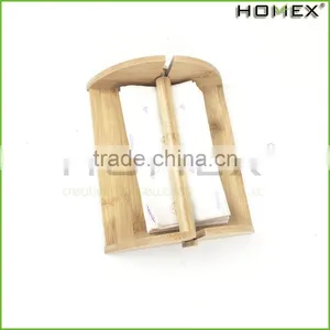 Bamboo Facial Tissue Box/ Tissue Holder/Napkin Dispenser Homex-BSCI thumbnail-1