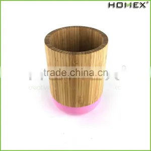 Lacquered Bamboo Utensil Holder /kitchen Utensil Stand Homex-BSCI thumbnail-1