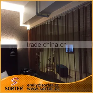 High Quality Interior Decorative Metal Wire Mesh Door/window Curtains for Hotel thumbnail-1