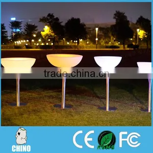 Rgb Rmotel LED Light Furniture Coffee Tables Tall Bar Stainless Steel thumbnail-2