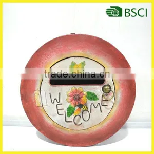 YS14947 Garden Round Mailbox Wall Decor for Outdoor thumbnail-1