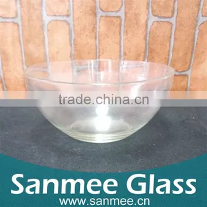 Hot Selling High Quality Glass Flat Glass Bowl,Round Glass Bowl Vase thumbnail-1