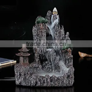The Water Curtain Cave Backflow Burner Creative Resin Incense Burner thumbnail-1