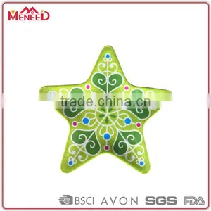 20cm Five-pointed Star Shape Disposable Melamine Halloween Dinnerware Sets Candy Tray Plate thumbnail-1