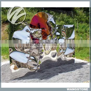 Famous Modern Sculpture Abstract Design Metal Outdoor Decor thumbnail-1