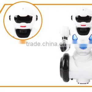 Bump and go Battery Operated Light up Dancing Robot Toy thumbnail-4