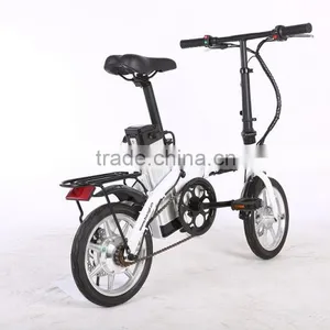 48V 250W 14 Inch Electric Mini Bike Folding Bike for Adults thumbnail-4