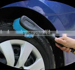Gold Supplier Water Flow Through Car Wheel Cleaning Brushes thumbnail-2