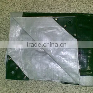 Tarp Heavy Duty Tarp Water Proof Plastic Cover Dust Resistant Outdoor Cover Silver Black thumbnail-2