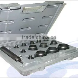 14PC High Carbon Steel Black Finished Duty Hollow Hole Punch Set thumbnail-1