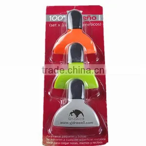 MC-3280 Promotional Set Of 3 Magnet Plastic Clip thumbnail-1
