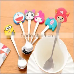 2015 Hot Sell Cartoon Food Grade Plastic Stainless Steel Spoons Supplier in China,food Grade Plastic Stainless Steel Spoons thumbnail-4