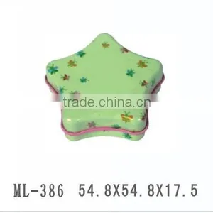 Mini Star Shape Candy Tin Box thumbnail-1