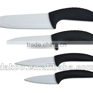 4 Pieces PP+TPR Handle Ceramic Knife thumbnail-1
