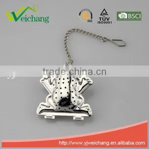 WCJ1068 Good Quality Hot Sale Stainless Steel Animal Shape Funny Shape Tea Ball Tea Infuser With Tray thumbnail-2