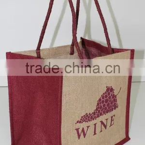 Supermarket Non Woven Wine Shopping Bag Can Custom Logo Printed Promotion thumbnail-2