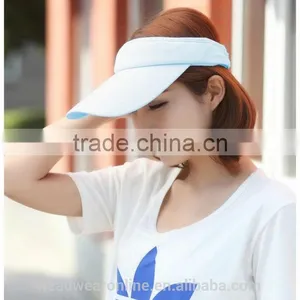 Custom Fashion Solid Color Mesh Fabric Sun Protection Visors China Factory thumbnail-1