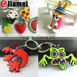 Beautiful Keychain Design Custom Your Own Rubber Material Emoji Key Chain thumbnail-1