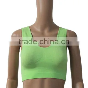 Nylon/spandex Made Seamless Sports Bra/wholesale Yoga Sports Girl Tube Sexy Bra thumbnail-1