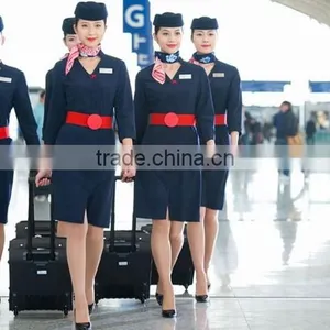 Latest Airline Stewardess Uniforms thumbnail-1
