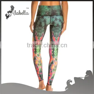 OEM New Arrival High Quality Polyester Spandex Stylish Fitness Gym Leggings thumbnail-2