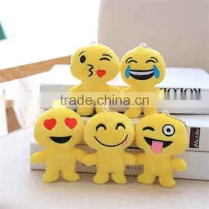 Hot Sale Caroon Cute Turtle Keychain Emoji Plush Keychains thumbnail-5
