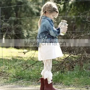 HOT SALE WINTER CHILDREN FASHION JEAN COATS KIDS HANDSOME JACKETS FOR GIRLS thumbnail-1