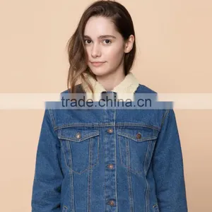 China Factory Fleece Padded Winter Jacket Overcoat for Women thumbnail-3